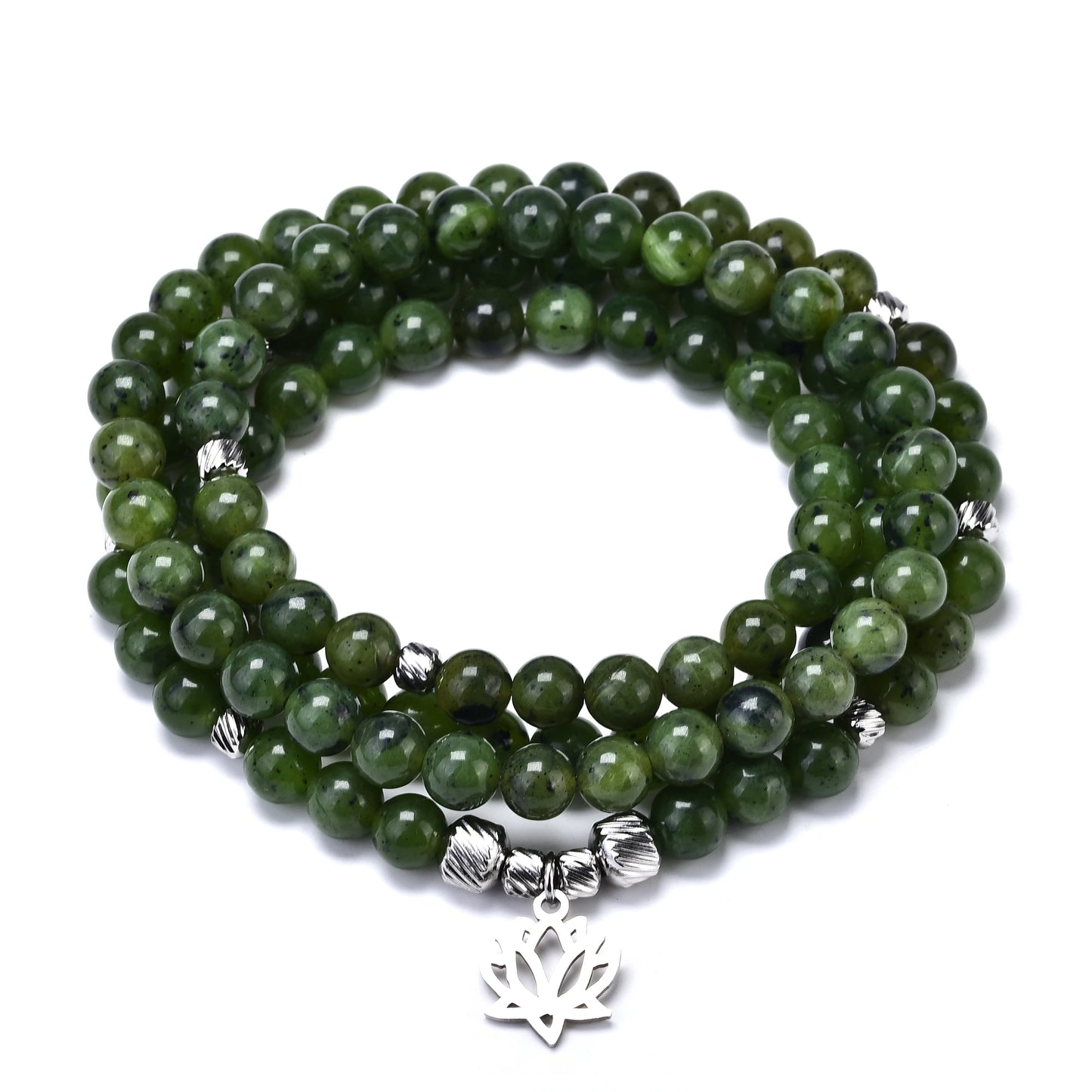 Green Jade Mala Beads-ToShay.org