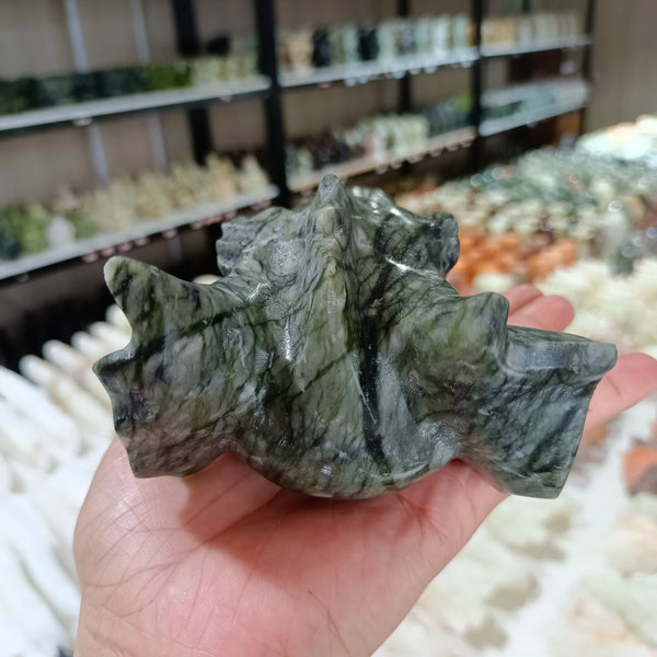 Green Tree Jade Dragon Head-ToShay.org