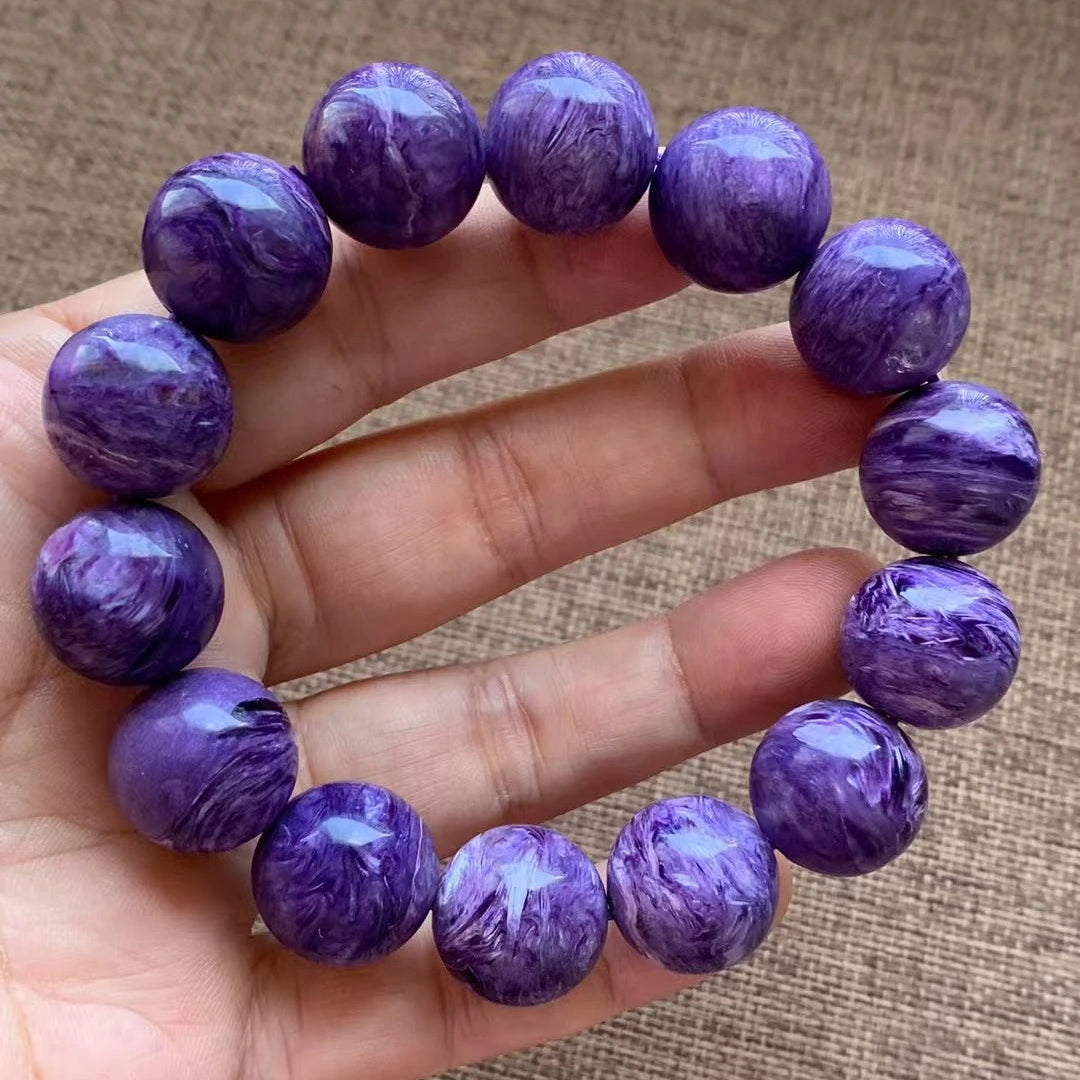 Purple Charoite Bracelet-ToShay.org