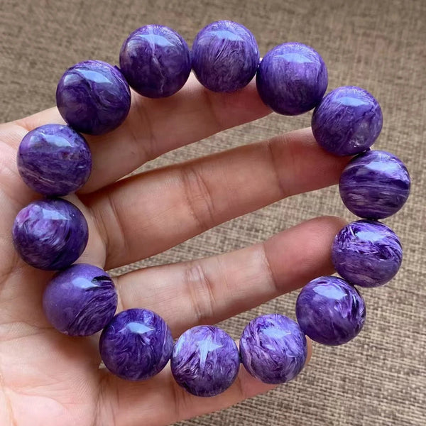Purple Charoite Bracelet-ToShay.org