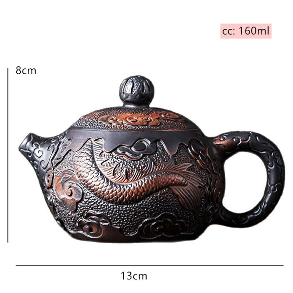 Dragon Clay Tea Pot-ToShay.org