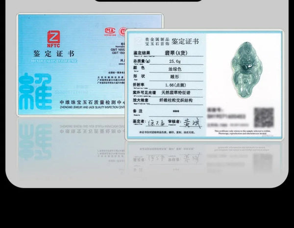 Green Jade Dragon Pendant-ToShay.org