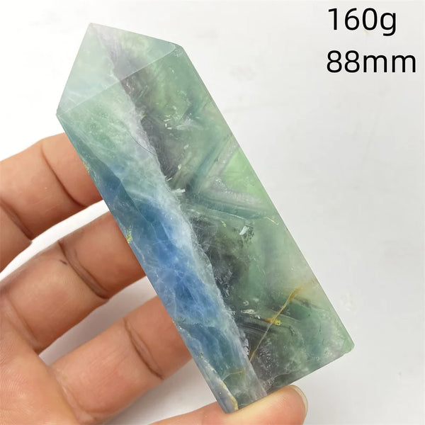 Rainbow Fluorite Crystal Point-ToShay.org