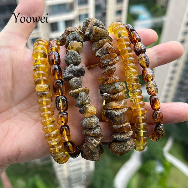 Yellow Amber Bracelets-ToShay.org