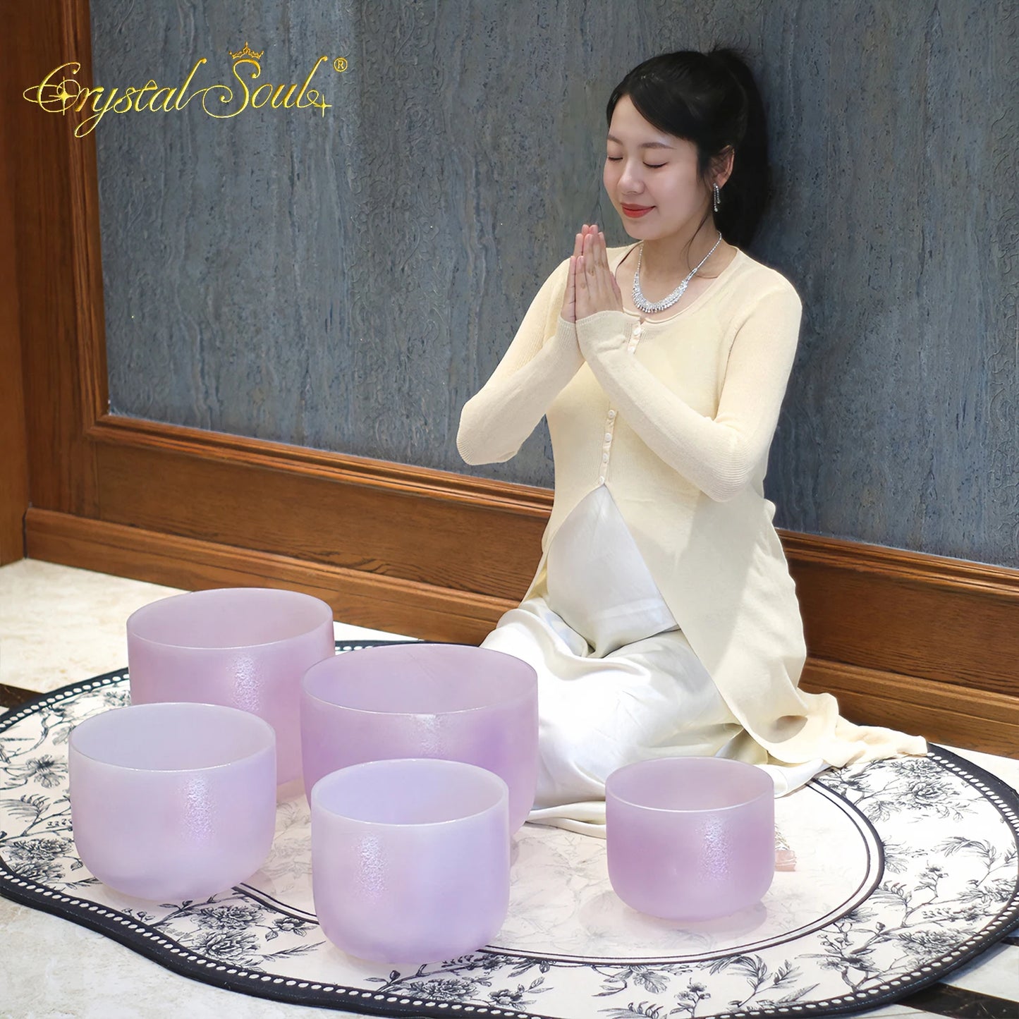 Purple Amethyst Singing Bowls-ToShay.org