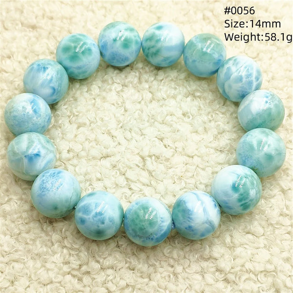 Blue Larimar Bead Bracelet-ToShay.org