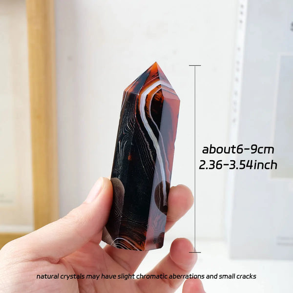 Black Red Sardonyx Point-ToShay.org