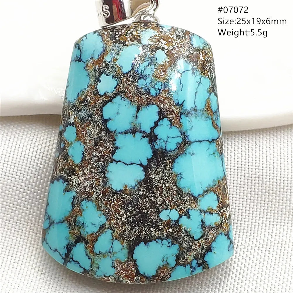 Blue Turquoise Pendant-ToShay.org