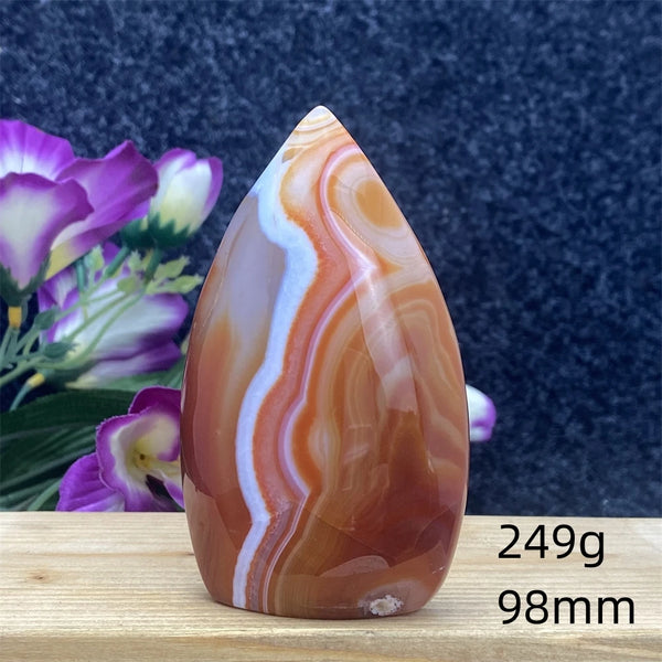 Red Lace Agate Flame-ToShay.org