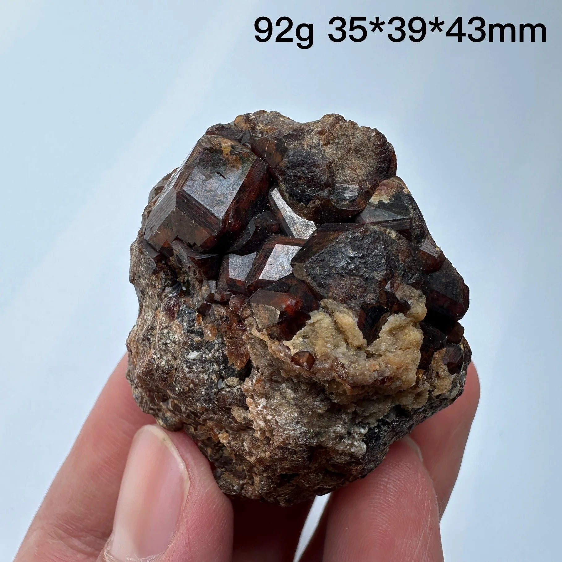 Red Garnet Quartz Crystals-ToShay.org
