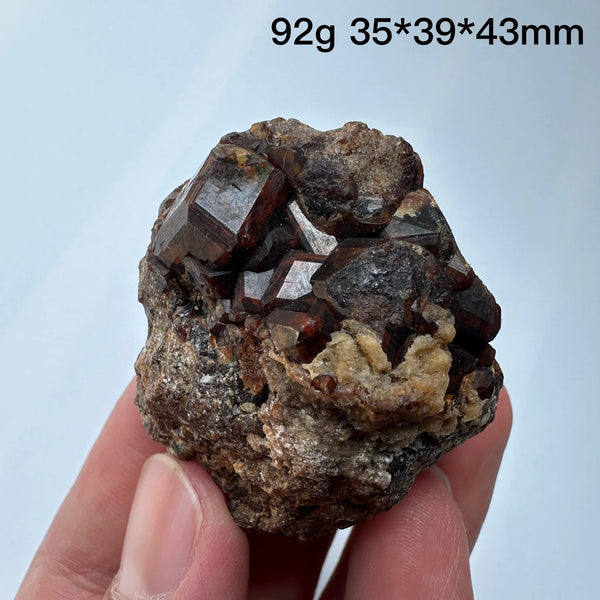 Red Garnet Quartz Crystals-ToShay.org