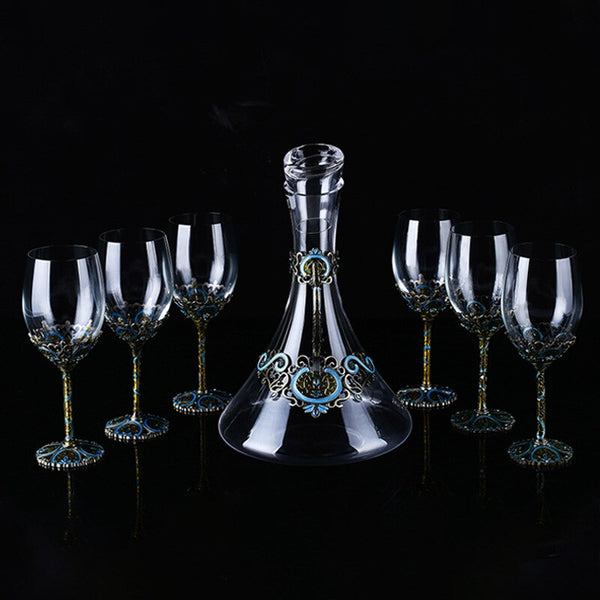 Wine Glass Decanter Set-ToShay.org