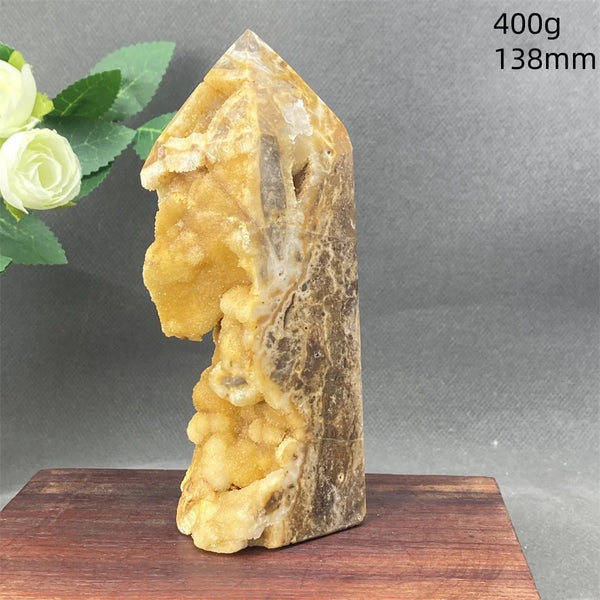 White Fluorite Cluster Point-ToShay.org