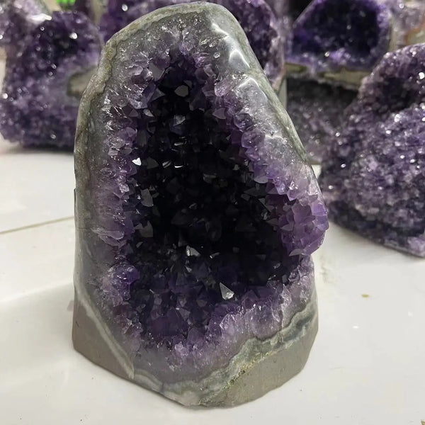 Purple Amethyst Geode Quartz-ToShay.org