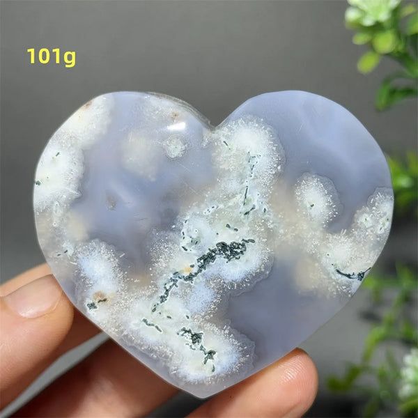 Green Moss Agate Heart-ToShay.org