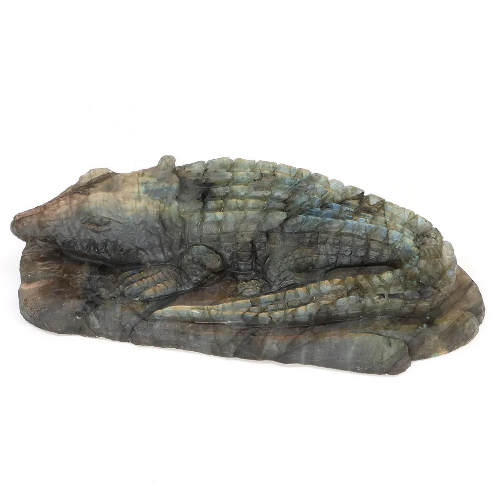 Blue Labradorite Crocodile-ToShay.org