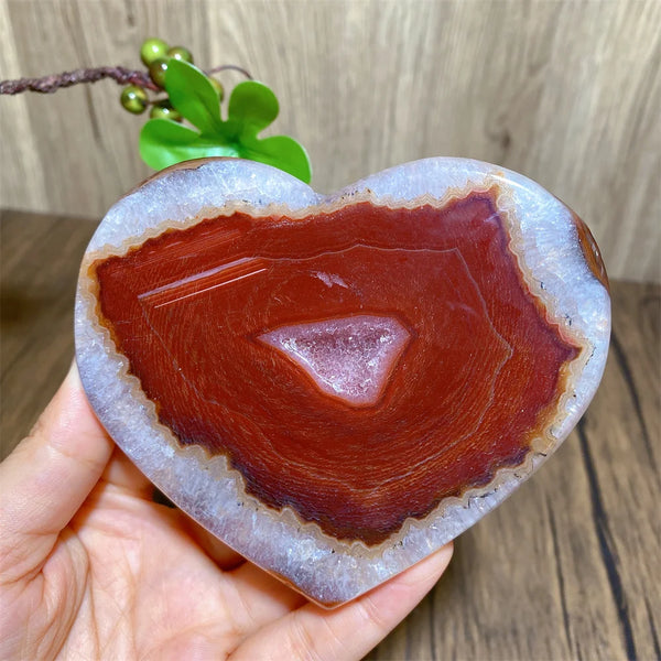 Orange Carnelian Agate Heart-ToShay.org