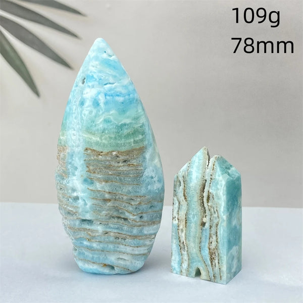 Blue Hemimorphite Crystal-ToShay.org