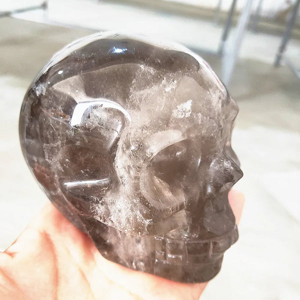 Smoky Quartz Crystal Skull-ToShay.org