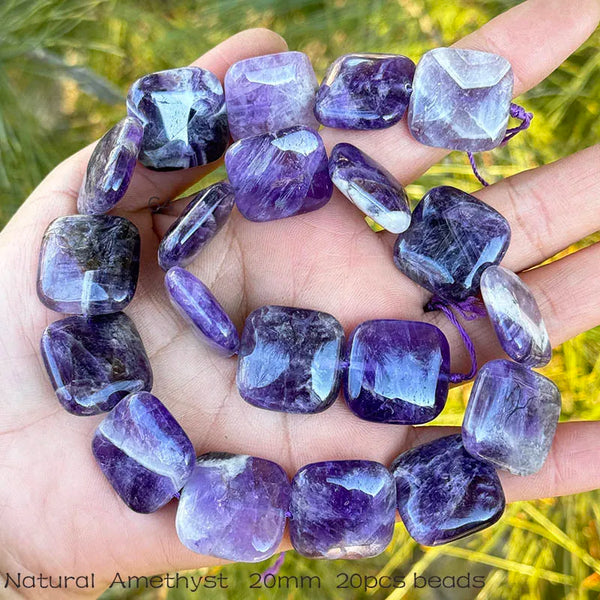 Mixed Crystal Square Beads-ToShay.org