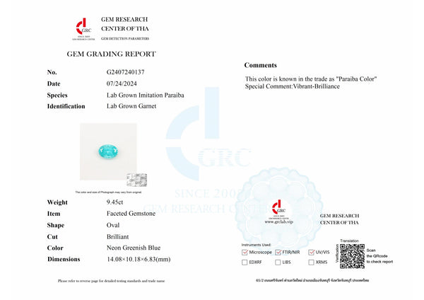 Blue Paraiba Gem-ToShay.org