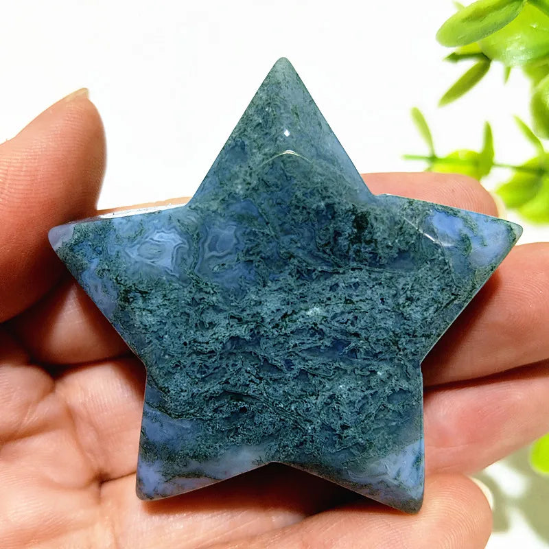 Green Moss Agate Star-ToShay.org