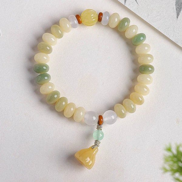 White Bodhi Abacus Beads-ToShay.org