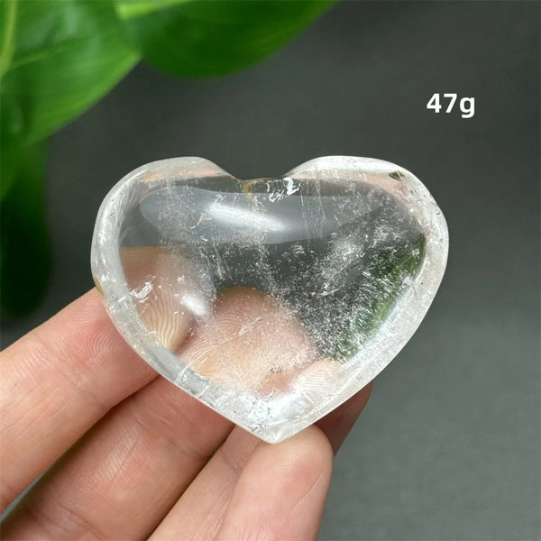 Clear Crystal Heart-ToShay.org