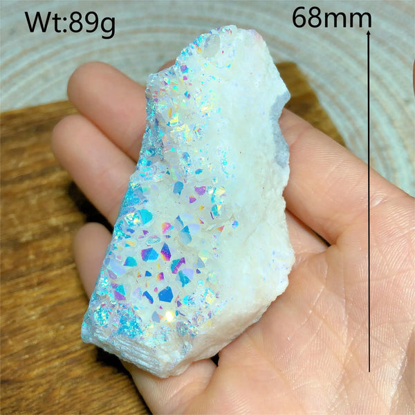 Rainbow Aura Quartz Cluster-ToShay.org