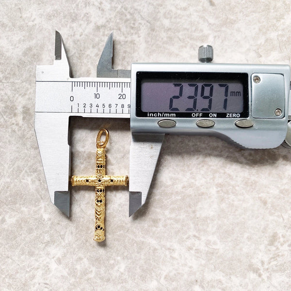 Gold Jewel Cross Pendant-ToShay.org