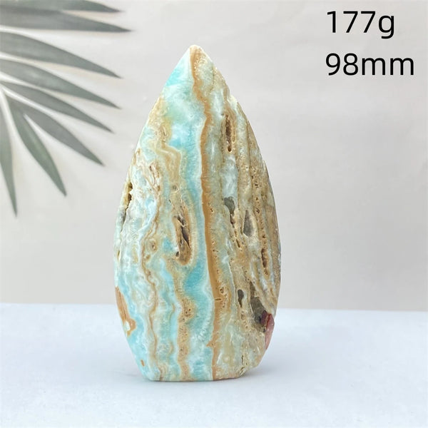 Blue Hemimorphite Flame-ToShay.org