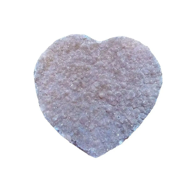 Pink Amethyst Cluster Heart-ToShay.org