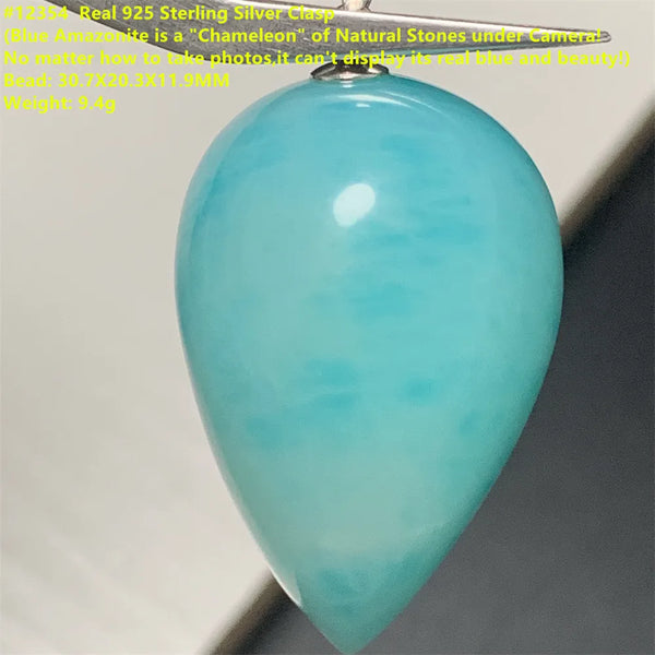 Blue Amazonite Pendants-ToShay.org