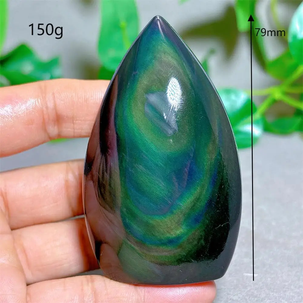 Rainbow Obsidian Torch-ToShay.org