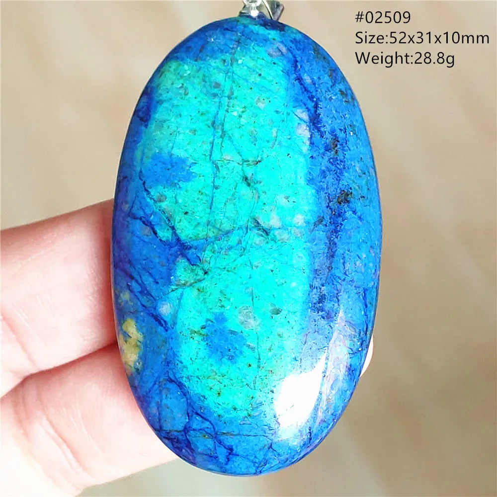 Green Blue Malachite Pendant-ToShay.org