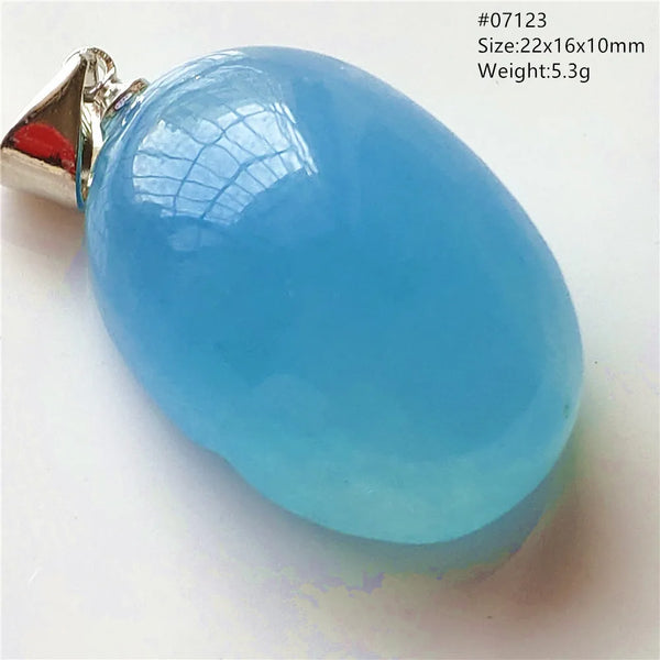Blue Aquamarine Pendant-ToShay.org