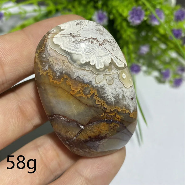 Red Agate Palm Stone-ToShay.org
