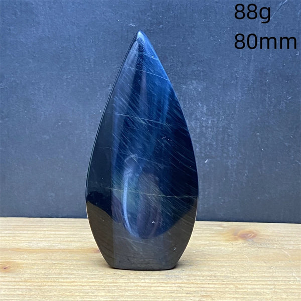 Blue Tiger Eye Stone Flame-ToShay.org
