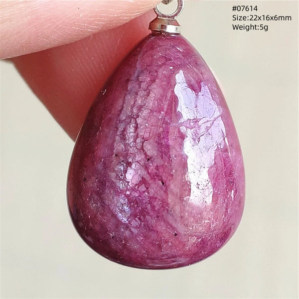 Red Ruby Zoisite Pendant-ToShay.org
