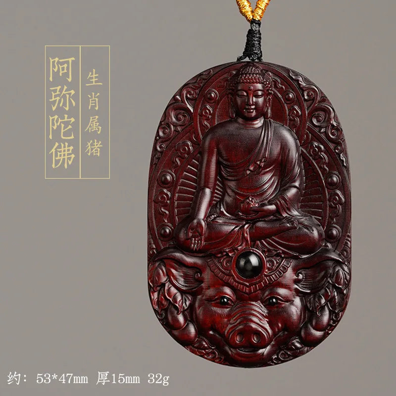 Sandalwood Zodiac Pendant-ToShay.org