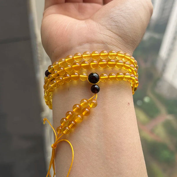 Yellow Amber Necklace-ToShay.org
