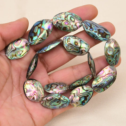 Green Abalone Shell Beads-ToShay.org