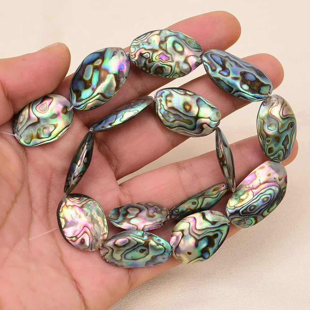 Green Abalone Shell Beads-ToShay.org