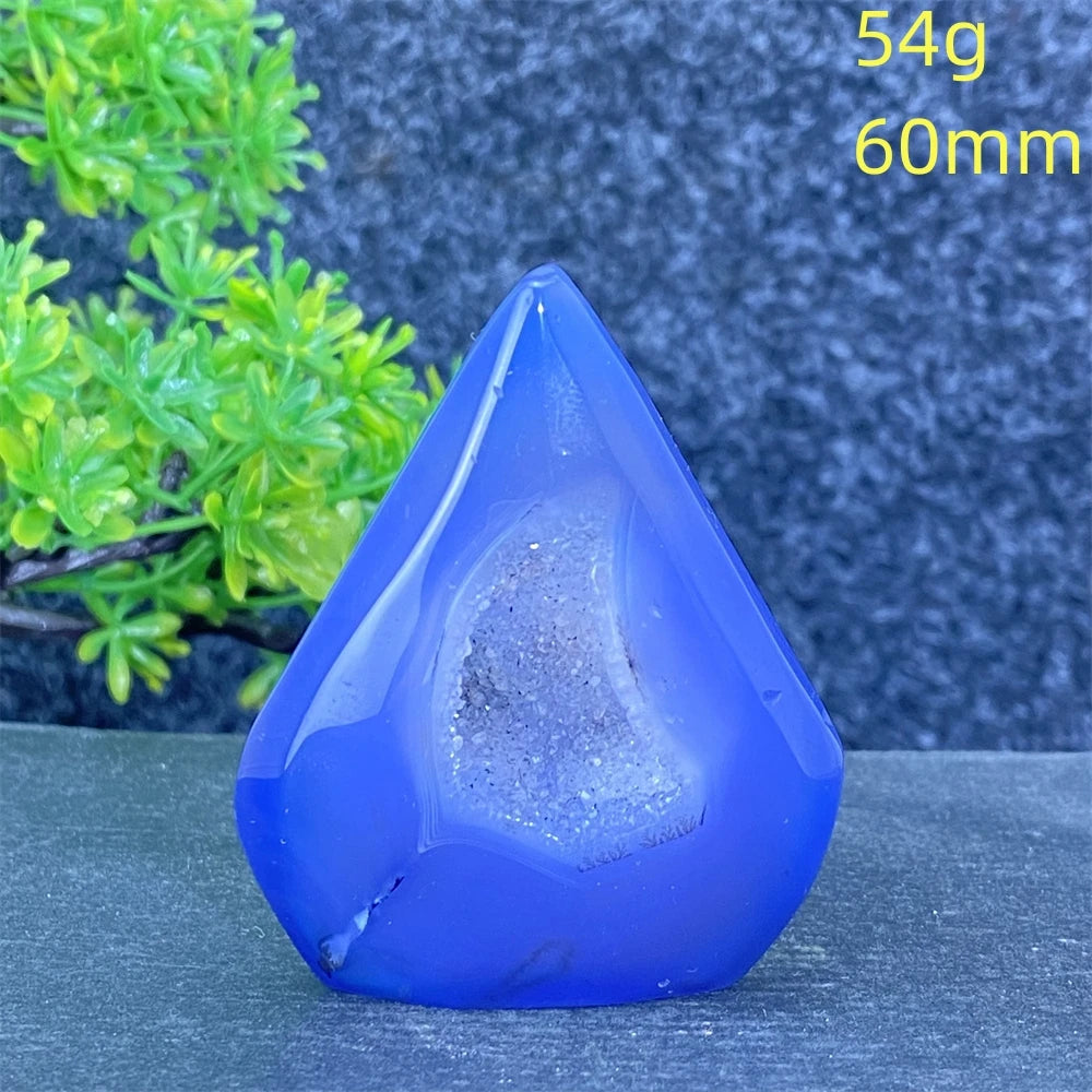 Blue Lace Agate Torch-ToShay.org
