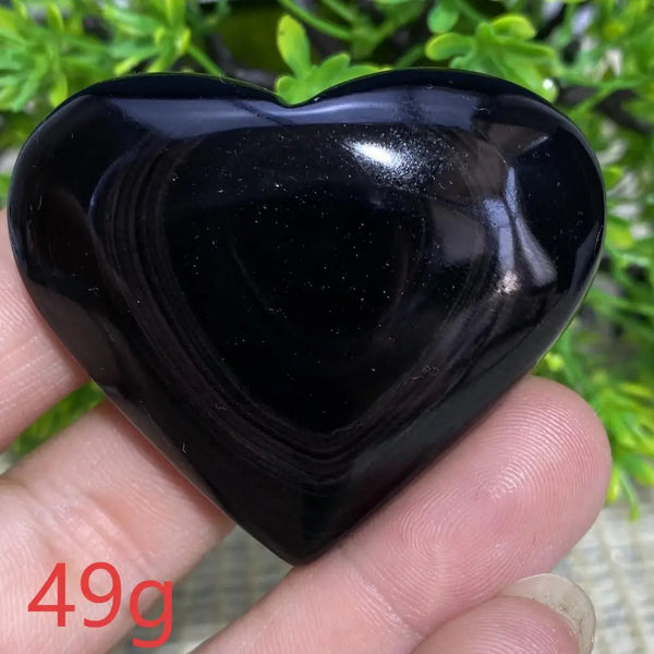Rainbow Obsidian Heart-ToShay.org