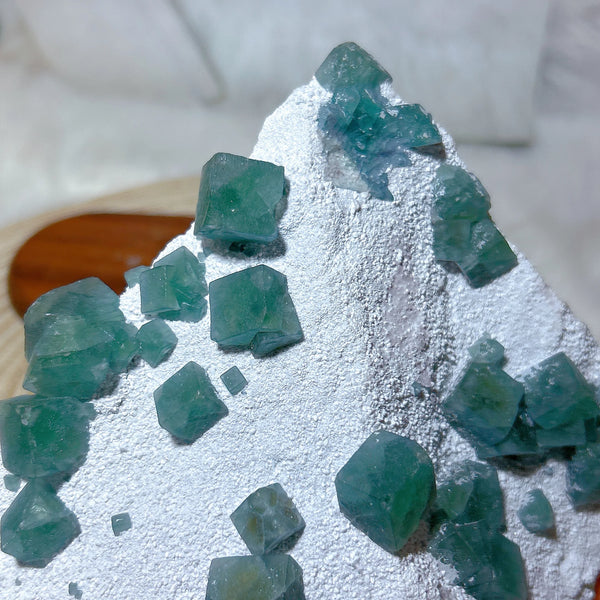 Green Fluorite Crystal-ToShay.org