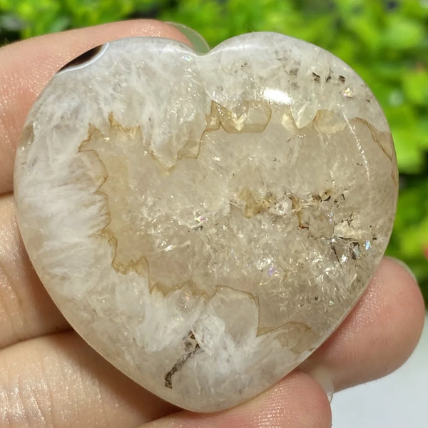 Black Agate Geode Heart-ToShay.org