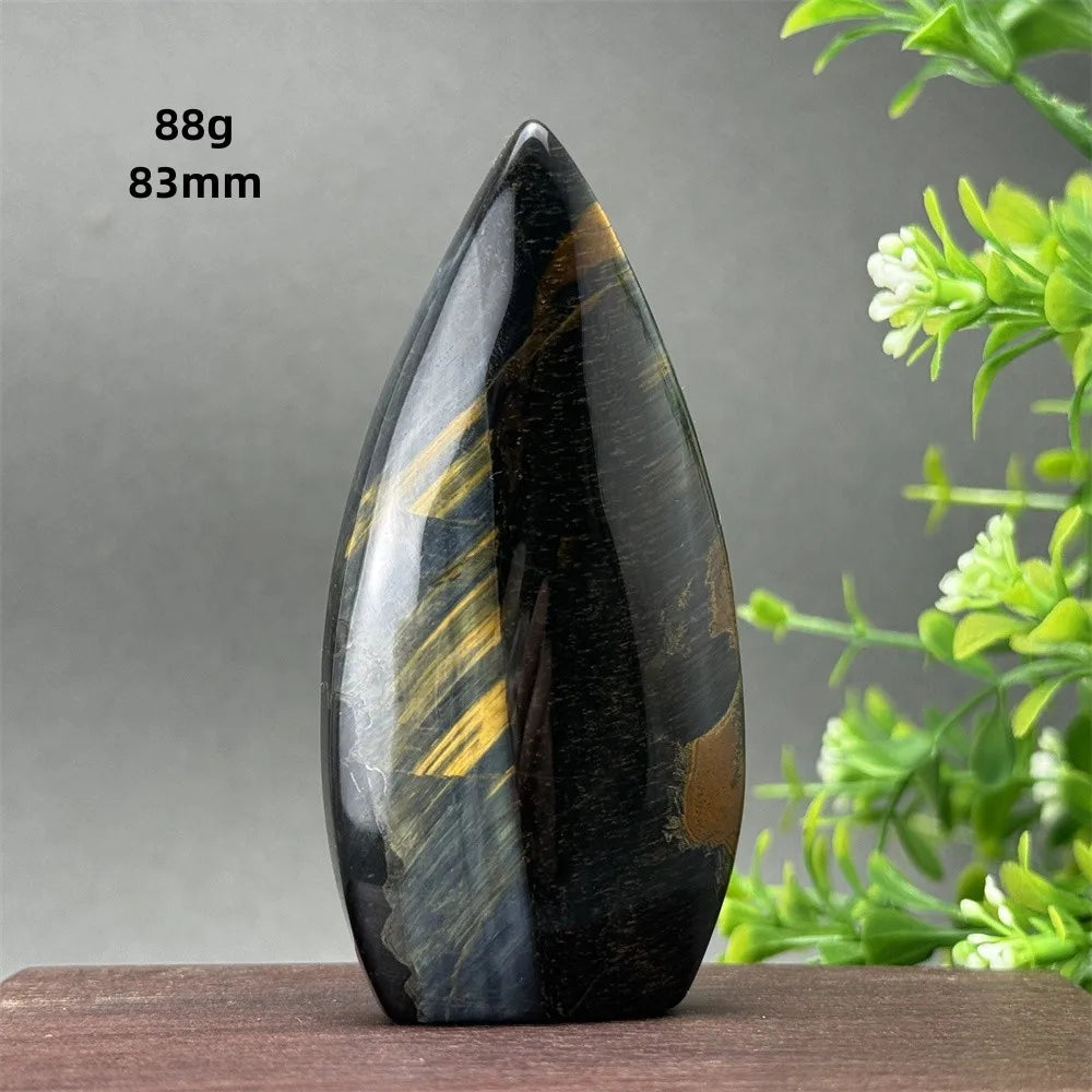 Blue Tiger Eye Stone Torch-ToShay.org