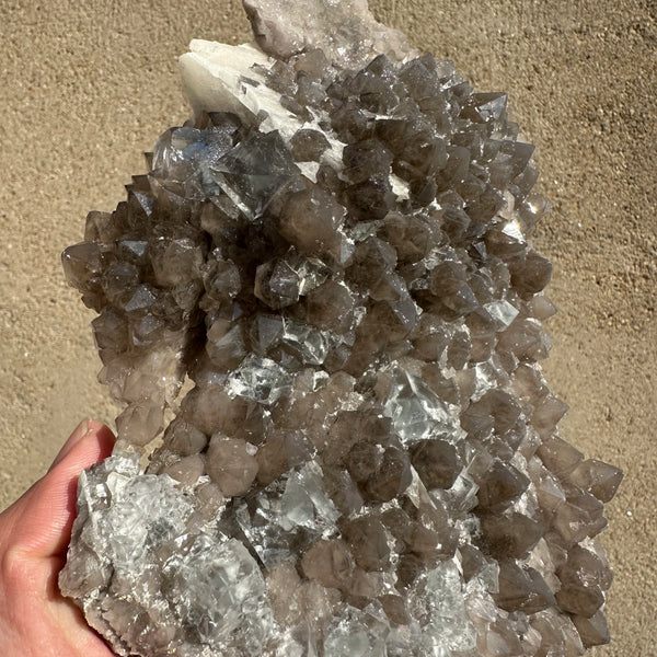 Smokey Quartz Fluorite Crystal-ToShay.org