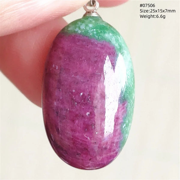 Red Ruby Zoisite Pendant-ToShay.org